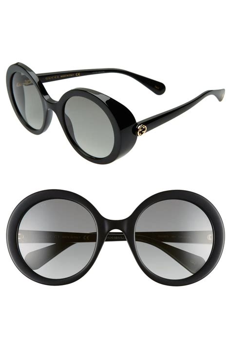 metal frame gucci glasses|Gucci 53mm designer sunglasses.